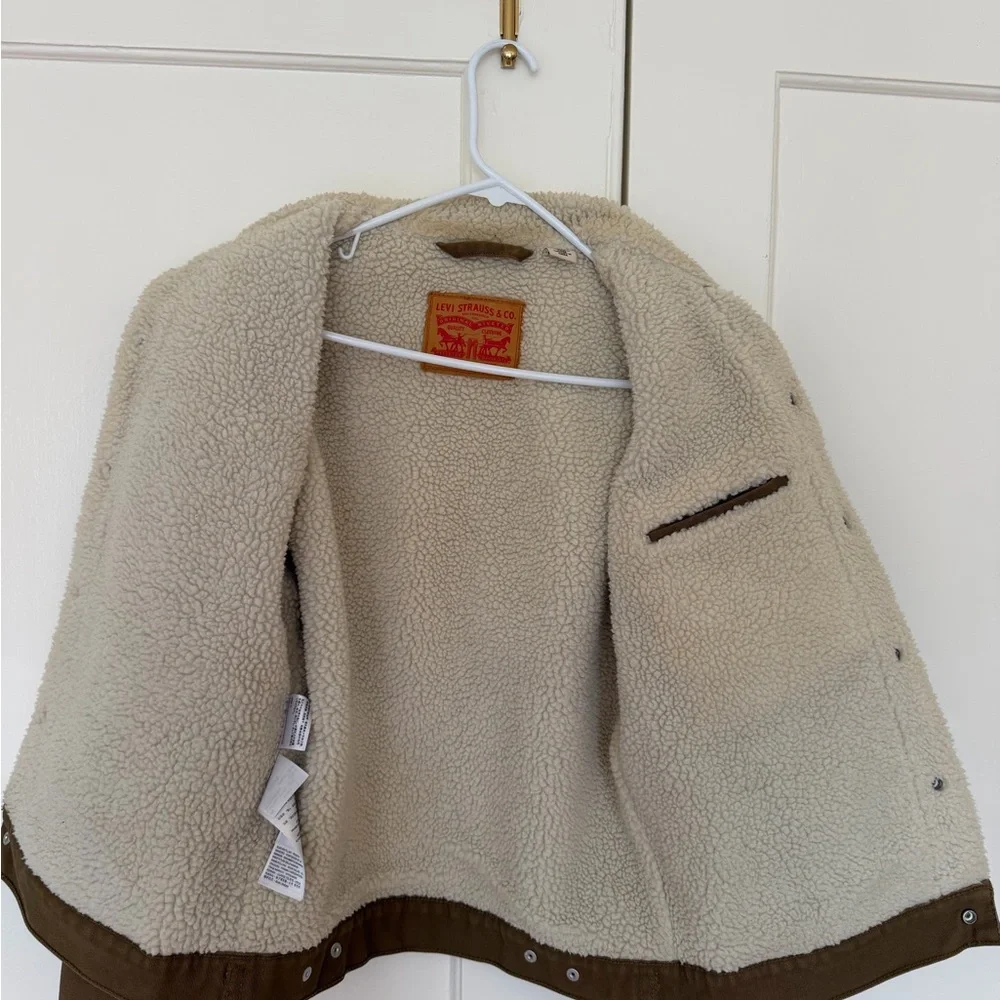 Levi's Tan Sherpa-Lined Jacket - Picture 2 of 6